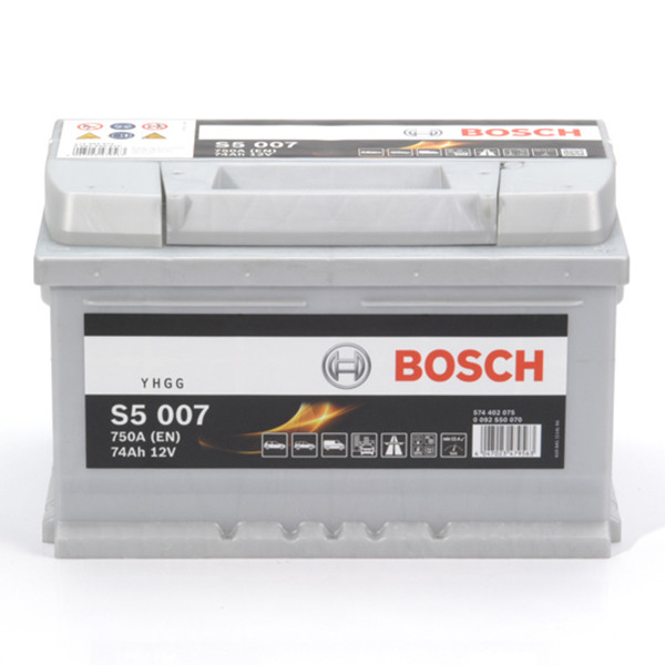 Bosch Silver SLI S5 007 / 0 092 S50 070  accu (12 V, 74 Ah, 750 A) ABO00716 - 2