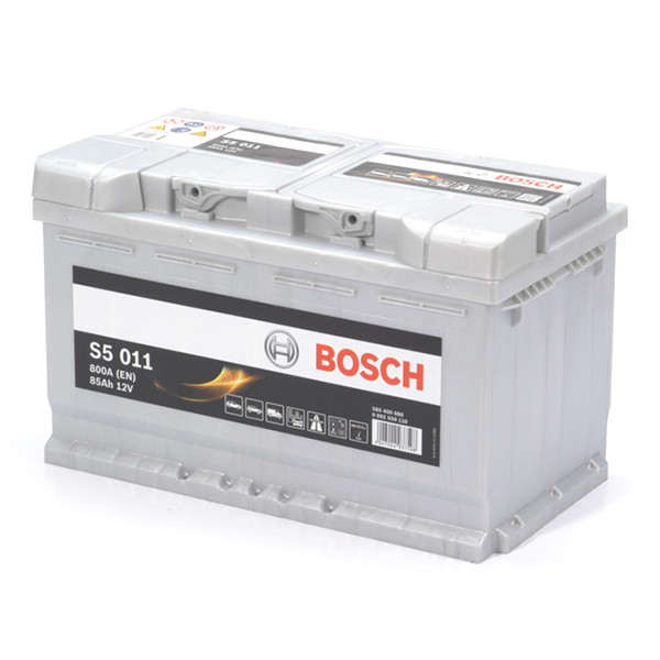 Bosch Silver SLI S5 011 / 0 092 S50 110  accu (12 V, 85 Ah, 800 A) ABO00719 - 1