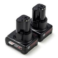 Bosch Starterset: 2x Bosch GBA 12V / 1600A00X7H accu's (12 V, 6.0 Ah, origineel)  ABO00468