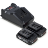 Starterset: 2x Bosch GBA 18V / 1607A350MA accu's + lader (18 V, 2.0 Ah, origineel) ABO00485 - 1