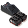 Starterset: 2x Bosch GBA 18V accu's + lader (18 V, 4.0 Ah, origineel)