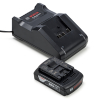 Starterset: Bosch GBA 18V / 1607A350MA accu + lader (18 V, 2.0 Ah, origineel) ABO00486 - 1