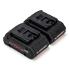 Startertset: 2x Bosch ProCORE 18V / 1600A016GB accu's (18 V, 4.0 Ah, origineel)