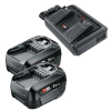 Startset: 2 stuks Bosch | Power For All 18 V | PBA 18 V | 1600A02P4P accu's + dubbellader (18 V, 3.0 Ah, origineel) ABO00677 - 1