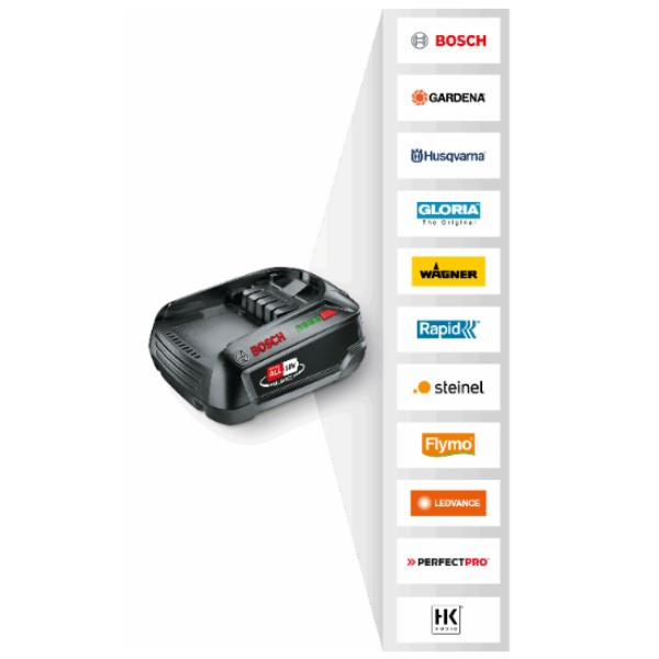 Startset: Bosch | Power For All 18 V | 1600A005B0 accu + lader (18 V, 2.5 Ah, origineel) ABO00267 - 2