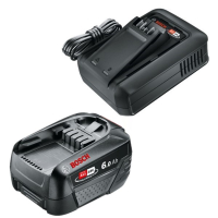Startset: Bosch | Power For All 18 V | 1600A00DD7 accu + lader (18 V, 6.0 Ah, origineel) ABO00340