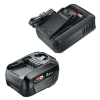 Startset: Bosch | Power For All 18 V | PBA 18 V | 1600A02P4P accu + oplader (18 V, 3.0 Ah, origineel) ABO00675 - 1