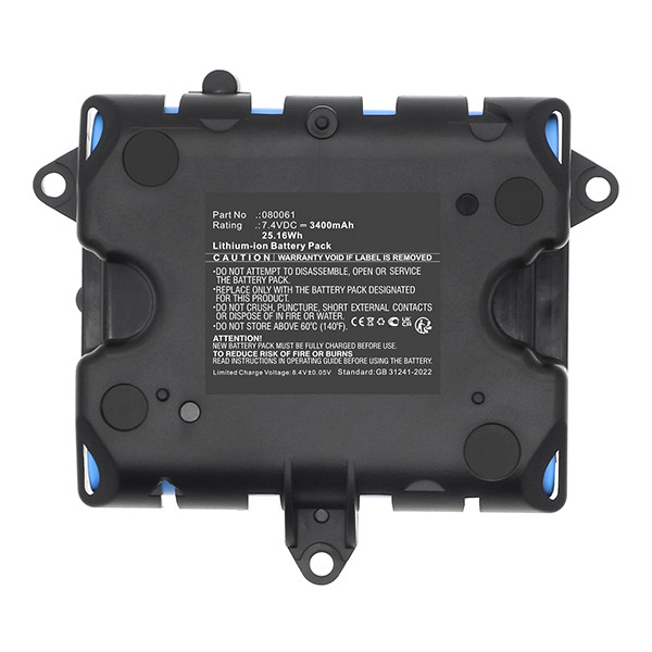 Bose 080061 / 080065 accu (7.4 V, 3400 mAh, 123accu huismerk) ABO00575 - 3