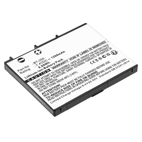 Brother BT-200 accu (7.4 V, 1200 mAh, 123accu huismerk)  ABR00089 - 1