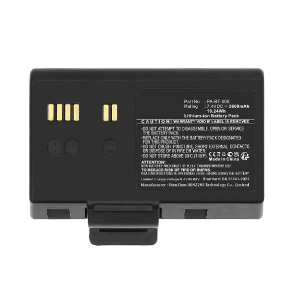 Brother PA-BT-009 / PA-BT-010 accu (7.4 V, Li-ion, 2600 mAh, 123accu huismerk) ABR00099 - 2