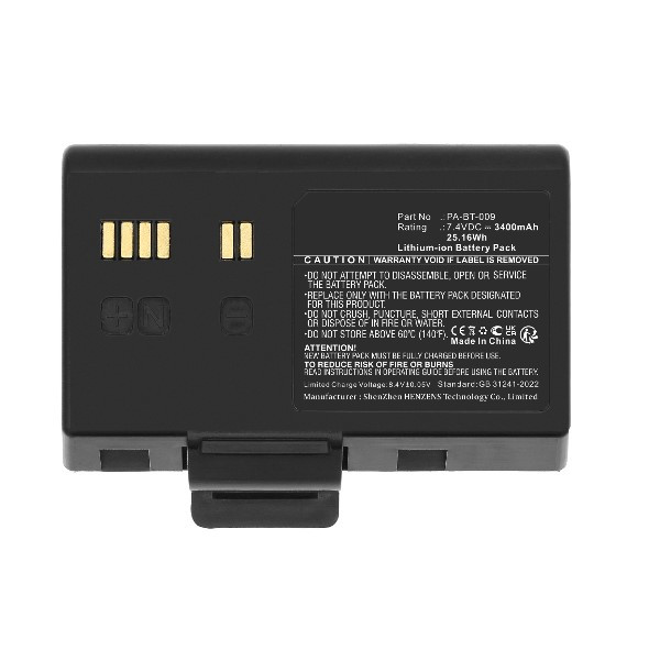 Brother PA-BT-009 / PA-BT-010 accu (7.4 V, Li-ion, 3400 mAh, 123accu huismerk) ABR00098 - 2