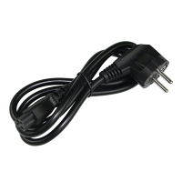 C5 EU-kabel voor netstroom (1,8 meter, Haaks, 123accu huismerk) ADR00289