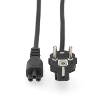 C5 EU-kabel voor netstroom (1,8 meter, Haaks, 123accu huismerk)