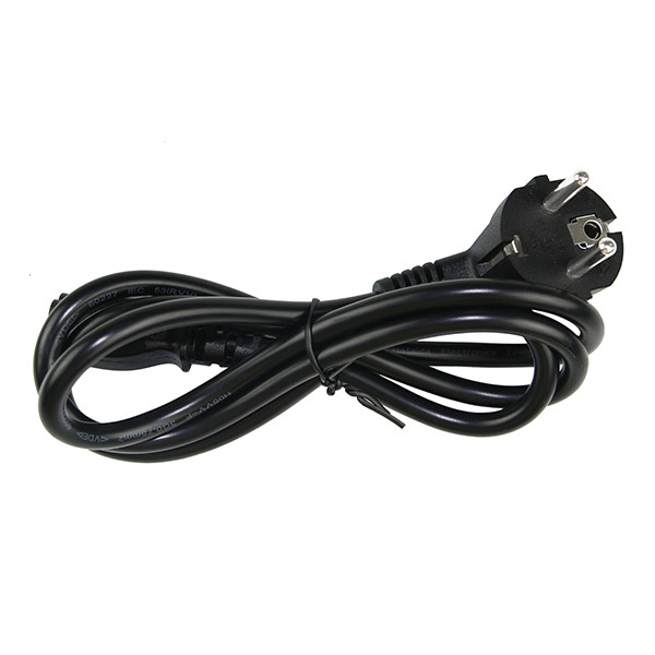 C5 EU-kabel voor netstroom (3 meter, Haaks, 123accu huismerk) ADR00290 - 1