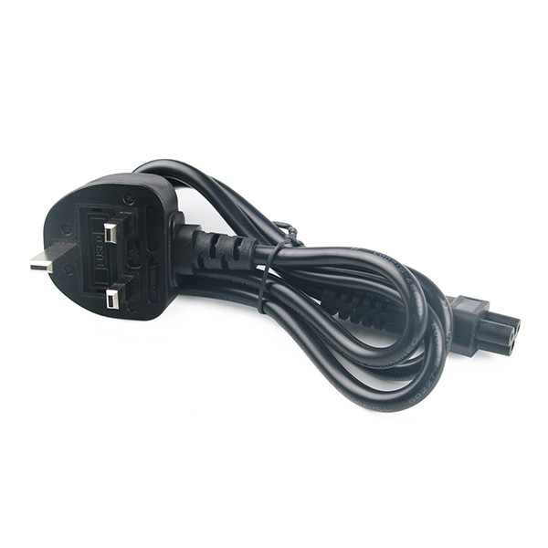 C5 UK-kabel voor netstroom (1,8 meter, Haaks, 123accu huismerk) ADR00291 - 1