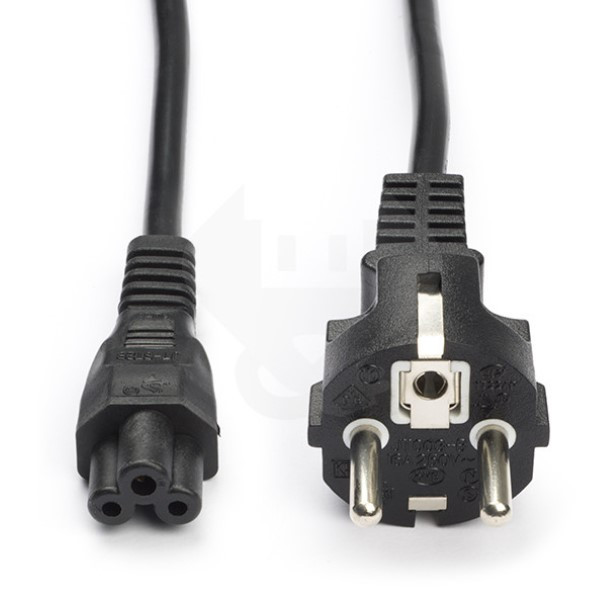 C5 kabel voor netstroom (3 meter, Recht, 123accu huismerk)  AAC00908 - 1