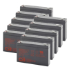 10 Stuks: CSB HRL634W VRLA AGM Loodaccu's (6V, 8.4 Ah, T2 terminal) ACS00029 - 1