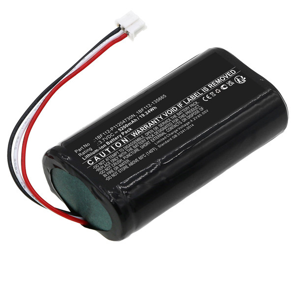 CalAmp 1BF112-135665 / 1BF112-P11204730N accu (3.7 V, 5200 mAh, 123accu huismerk)  ACA00677 - 1