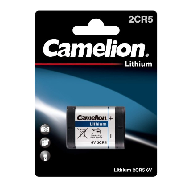 Camelion 2CR5 Lithium batterij (1 stuk, 6V, 1400 mAh) APE00095 - 1
