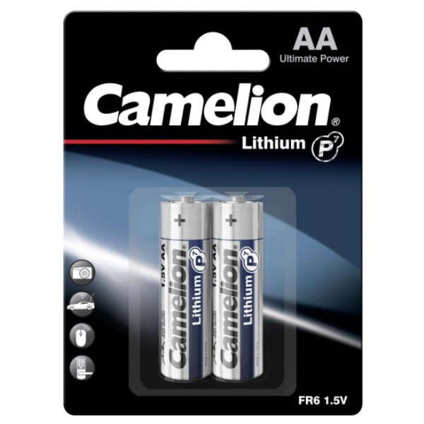 Camelion AA / FR6 Power Lithium batterij 2 stuks  ACA00664 - 1