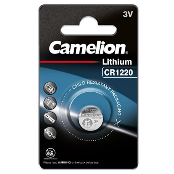 Camelion CR1220 / DL1220 / 1220 Lithium knoopcel batterij 1 stuk  ACA00327 - 1