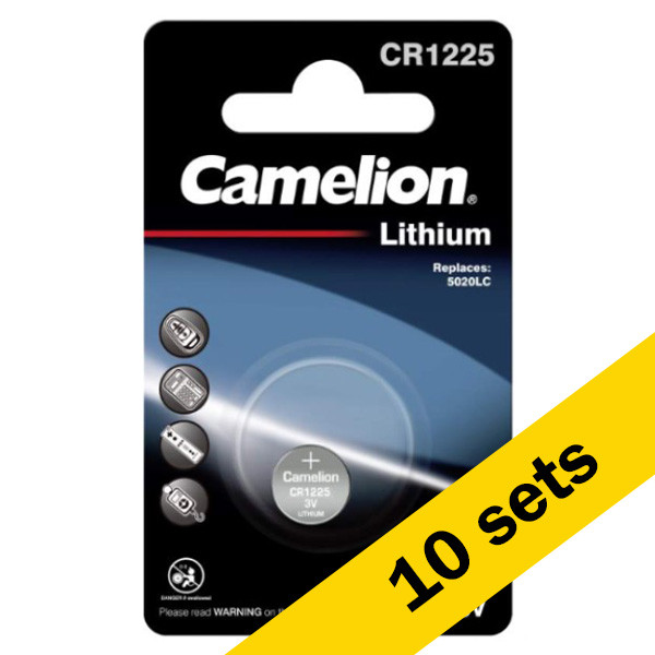 Camelion CR1225 3V Lithium knoopcel batterij 10 stuks  ACA00580 - 1