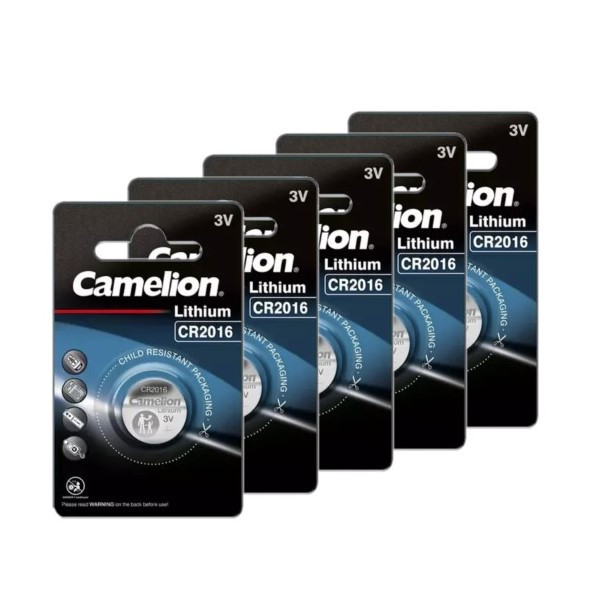 Camelion CR2016 3V Lithium knoopcel batterij 5 stuks  ACA00504 - 1