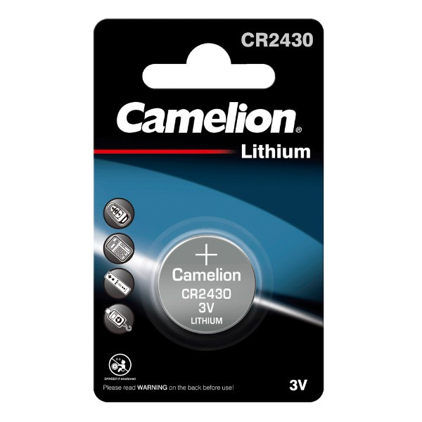 Camelion CR2430 3V Lithium knoopcel batterij 1 stuk  ACA00312 - 1