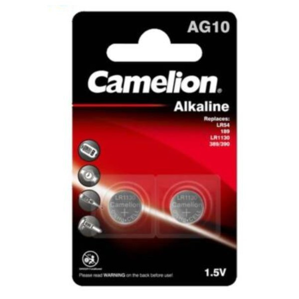 Camelion LR54 / V10GA / 189 Alkaline knoopcel batterij 2 stuks  ACA00626 - 1