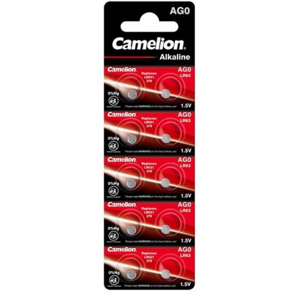 Camelion LR63 / LR521 / AG0 Alkaline knoopcel batterij 10 stuks  ACA00515 - 1