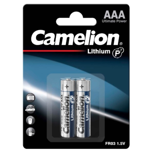 patroon berouw hebben lotus Camelion Lithium FR03 / AAA batterij 2 stuks Camelion 123accu.nl