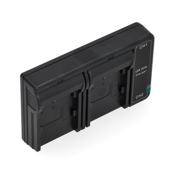 Canon BP-511 USB-C double slot oplader (8.4V, 0.7A, 123accu huismerk) ACA00772 - 2