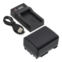 Canon BP-807 / BP-808 / BP-809 accu met USB-C single slot oplader (7.4 V, 890 mAh, 123accu huismerk) ACA00803