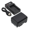Canon BP-807 / BP-808 / BP-809 accu met USB-C single slot oplader (7.4 V, 890 mAh, 123accu huismerk) ACA00803 - 1