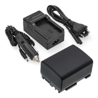 Canon BP-807 / BP-808 / BP-809 accu met single slot oplader (7.4 V, 890 mAh, 123accu huismerk) ACA00807