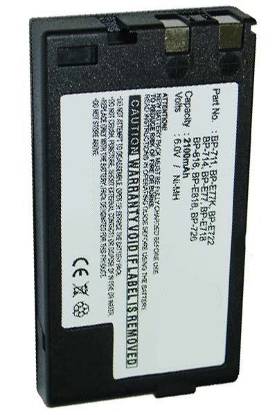 Canon BP-818 / BP-726 / BP-711 accu (2100 mAh, 123accu huismerk)  ACA00111 - 1