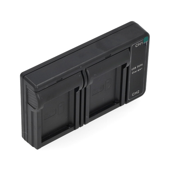 Canon LP-E10 / LC-E10 USB-C double slot oplader (8.4V, 0.7A, 123accu huismerk) ACA00769 - 2