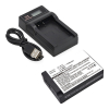Canon LP-E17 / 9967B002 accu met USB-C single slot oplader (1100 mAh, 7.4 V, 123accu huismerk) ACA00841 - 1