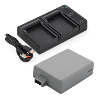 Canon LP-E5 accu met USB-C double slot oplader (7.4 V, 1080 mAh, 123accu huismerk) ACA00817