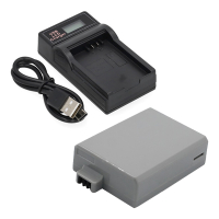 Canon LP-E5 accu met USB-C single slot oplader (7.4 V, 1080 mAh, 123accu huismerk) ACA00815