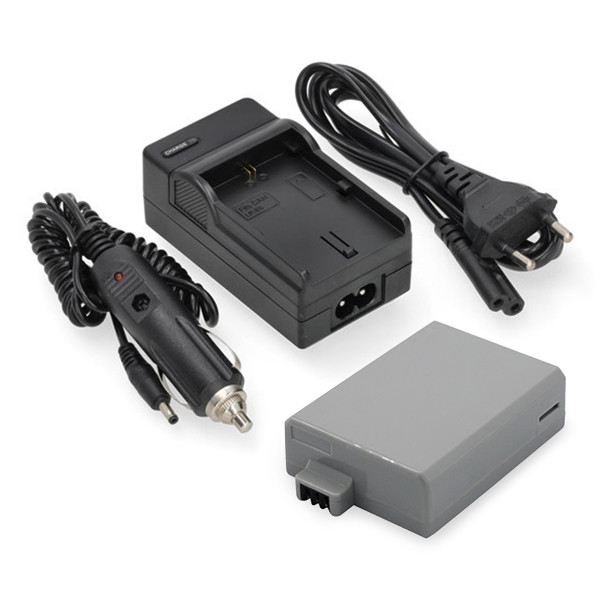 Canon LP-E5 accu met oplader (8.4 V, 1080 mAh, 123accu huismerk) ACA00792 - 1