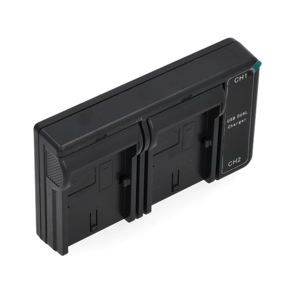 Canon LP-E6 USB-C double slot oplader (8.4V, 0.7A, 123accu huismerk) ACA00767 - 2