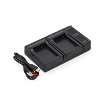 Canon NB-10L USB-C double slot oplader (8.4V, 0.7A, 123accu huismerk) ACA00762