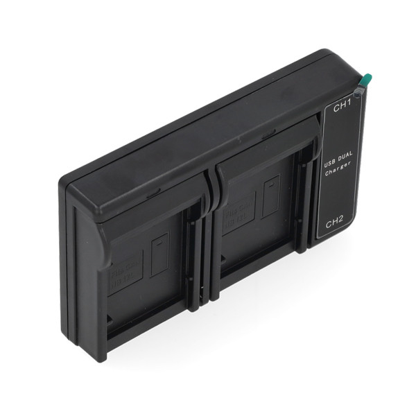 Canon NB-12L USB-C double slot oplader (4.2V, 0.7A, 123accu huismerk) ACA00764 - 2