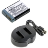 Canon NB-13L / 9839B001 accu + lader (3.6 V, 1250 mAh, 123accu huismerk)