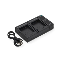 Canon NB-6L USB-C double slot oplader (4.2V, 0.7A, 123accu huismerk) ACA00759