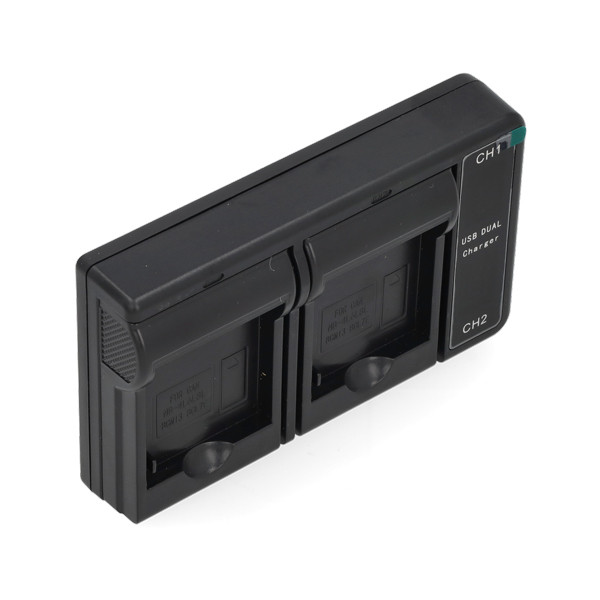 Canon NB-6L USB-C double slot oplader (4.2V, 0.7A, 123accu huismerk) ACA00759 - 2