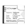 Canon NB-6L / NB-6LH / 8724B001 accu (3.7 V, 1000 mAh, 123accu huismerk) ACA00098 - 2