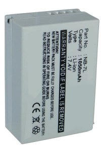 Canon NB-7L / 3153B001 accu (7.4 V, 1050 mAh, 123accu huismerk)  ACA00093