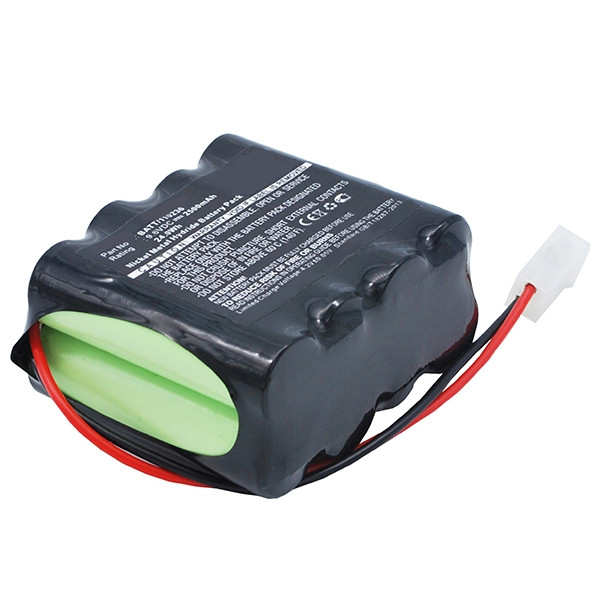 Cardioline 120236 / BATT/110236 accu (9.6 V, 2500 mAh, 123accu huismerk) ACA00279 - 1